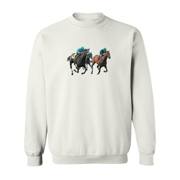 Horse Racing! Sweatshirt Men -SPIdeals Designs, Male 3X-Large