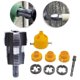 thumbnail image 3 of Kit de Roscador Tubos PVC 9 Piezas/Juego, Tubos, Troquel Redondo 4/6 Puntas, Abridor Roscas Internas Agua PPR, 3 of 7