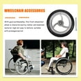 thumbnail image 4 of SEWCHICS 1Pcs Pièces de Rechange pour Roue Solide de Fauteuil Roulant Usage Médical, 4 of 6