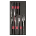 thumbnail image 2 of Juego industrial de 8 cinceles Urrea CH122, 2 of 2
