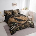 thumbnail image 2 of Manfei Natural Wolf 7-Piece Twin Bedding,Rustic Farmhouse Cabin Bedding Comforter Set,Brown,Black Reversible, 2 of 7
