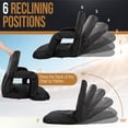 thumbnail image 3 of Home-Complete Stadium Seat 2-Pack with Padded Back Support (Black), 3 of 5