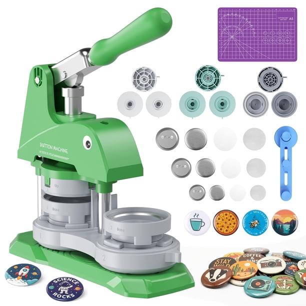Máquina para hacer botones domybear 2.54+3.17+5.72 cm con suministros