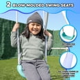 thumbnail image 3 of Sportspower Super Saucer Metal Swing Set with 2 Swings, Saucer Swing, & 5' Double Wall Slide with Lifetime Warranty, 3 of 9