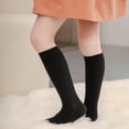 thumbnail image 3 of Baywell Unisex-Baby Knee High Socks Seamless Toddler Boy Girls Cotton Uniform Stockings Black 2-3Y, 3 of 3