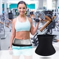 thumbnail image 4 of Lilvigor 2 Pieces Waist Trimmer for Women Sweat Wrap Sweat Waist Trainer Sweat Tummy Workout Belt Stomach Wraps for Bodybuilding, 4 of 7