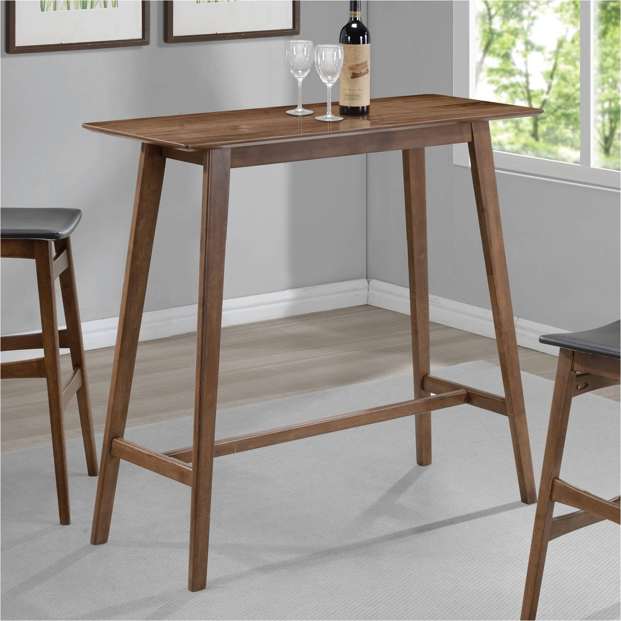 Coaster Midcentury Modern Rectangular Bar Table Walnut Finish - Coaster Midcentury Modern Rectangular Bar Table Walnut Finish Walmartcom coaster midcentury modern rectangular bar table walnut finish - coaster midcentury modern rectangular bar table walnut finish walmartcom