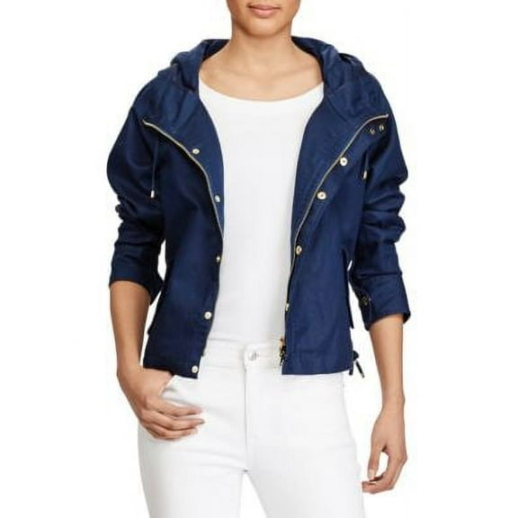 Ralph Lauren Womens Canvas Jacket, Blue, Small