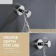 thumbnail image 3 of Stainless steel round polished chrome hook for kitchen bathroom organization EnticingEmber 2025, 3 of 5