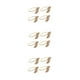thumbnail image 2 of Ounissouiy 4Pcs Napkin Holders Dedicate Leaves-Shape Small Metal Banquet Buckles Table Hotel Home Birthdays Dinner Restaurant Decor Type1, 2 of 6