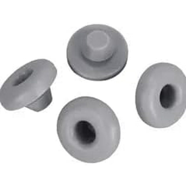 Pieds de Refroidisseur de Remplacement / Pieds en Caoutchouc de 20 qt pour Glacières RTIC, Glacières Yeti, Réservoir Tundra Roadie à Parois Rigides / Pieds en Caoutchouc Antidérapants et Anti-Rayures, Gris (4 Pack)