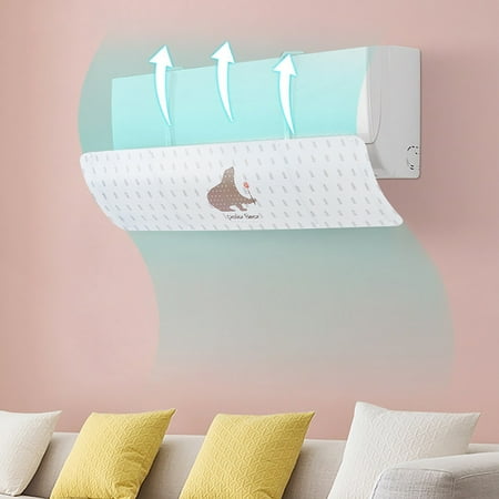 

Household Air Conditioner Cold Wind Shield Cover Deflector Baffle Board Adjustable AngleType A