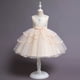 thumbnail image 4 of Vestido de novia con forma de pastel de flores para niños de tamaño pequeño y mediano de Europa y Estados Unidos, vestido de princesa, vestido de pasarela, vestido corto de alta gama para, 4 of 6