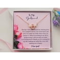 thumbnail image 2 of To My Girlfriend Necklace Gift For Her, To My Soulmate Necklace, Love Necklace, 2 of 6