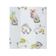 100 Pack, Bunny and Egg Cello Treat Bags, 3.5x2x7.5" for Easter Basket Decor, Made in USA
