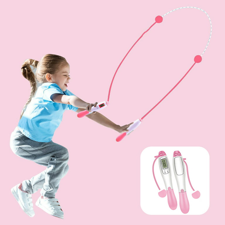 Hesroicy Cordless Jump Rope Digital Counting Non-slip Handle Adjustable  Comfortable Grip 360-Degree Rotatable Electronic Counting Skipping Rope  Jump Rope for Kids 