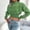 Green, variant on AOOCHASLIY 2023 Womens Sweater Women's Fashion Casual Colorful Long Sleeve Off Shoulder Knit Sweater Crew Neck Sweater