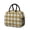 Yellow and White, variant on Yellow and White Checkered Pattern Insulated Leakproof Lunch Box for Work, Lunch Bag for Women Men, Loncheras Para Mujer for Beach Travel Picnic Camping
