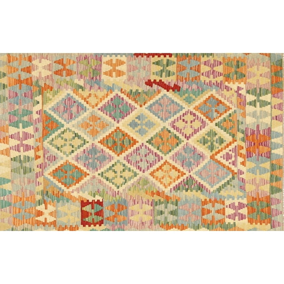 Ahgly Company Machine Washable Indoor Rectangle Contemporary Bronze Brown Area Rugs, 7' x 9'
