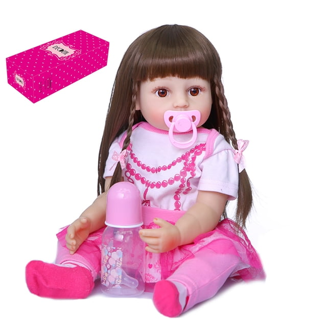 Decdeal Decdeal Muñecas Reborn 22 Pulgadas Silicona