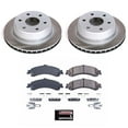 thumbnail image 2 of PowerStop Rear Semi-Coated Rotor and Low-Dust Ceramic Brake Pad Kit SC2046, 2 of 3