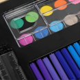thumbnail image 3 of Children's Drawing Kit Painting Set with Wooden Box Oil Pastel Crayon Color Lead Watercolor Pen, 3 of 3