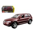 thumbnail image 1 of Bburago Volkswagen Touareg Blue 1/24 Diecast Model Car, 1 of 4