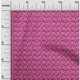 thumbnail image 2 of oneOone Cotton Cambric Fuschia Pink Fabric Floral Diy Clothing Quilting Fabric Print Fabric By Yard 56 Inch Wide, 2 of 4