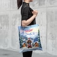 thumbnail image 4 of Hello Welcome Winter The Ski Boykin Spaniel Snowy Day All Over Print 3D Canvas Tote Bag Dog Lover Reusable Handbag - 13013, 4 of 5