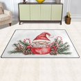 thumbnail image 3 of Ryvnso A Cute Christmas Gnome Area Floor Mat Non-Slip Carpet Soft Rugs Doormats 31" x 20", 3 of 7