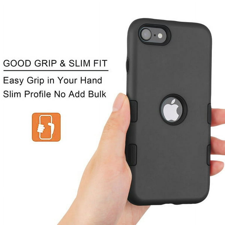 その他 IMIM WHAT Rubber iPhone 8Case BLACK Apple iPhone 8, iPhone 7, iPhone 6 /6S Phone Case Slim