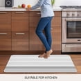 thumbnail image 5 of Grey Stripe Door Mat&nbsp;Indoor Outdoor Entrance, Non Slip Rug for Kitchen Bathroom Entryway Rug, Modern Abstract Monochrome Geometric Washable Doormat Floor Mat for Office Home Decor 20x31.5 Inch, 5 of 8