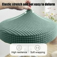 thumbnail image 6 of TACILIP Room Decor, Plaid Round Stool Cover Cover Swivel Chair Cover Bar Beauty Salon Stool Cover Cushion Protective Cover Lift Chair Cover, Gifts for Men, 6 of 6