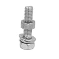 thumbnail image 4 of M4 x 12mm 304 Stainless Steel  Pan Head Screws Nuts w Washers 30 Sets, 4 of 4
