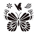 thumbnail image 1 of Jindong Butterfly Painting Template for Card Making Symmetry Hollow Butterflybutterfly Painting Template Embossing Template for Scrapbooking DIY Craft, 1 of 9