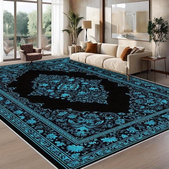79x118in carpet for kitchen carpet runner for hallway coastal area rug dining room area rug low pile area rug
