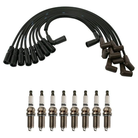 TRQ Ignition Kit Spark Plug & Wire Set For Chevrolet GMC Truck V8 5.7L TKA01303