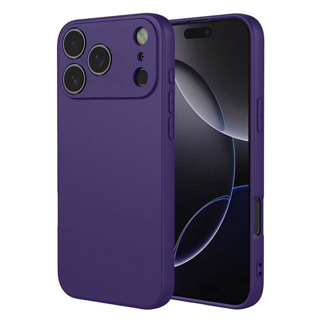 PANDACO Étui Coquille Souple Violet Mat pour iPhone 17 Pro