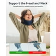 thumbnail image 6 of Neck Brace Cervical Collar - Neck Support Brace for Sleeping, Soft Foam Wraps Keep Vertebrae Stable and Aligned for Relief of Cervical Spine Pressure for Women & Men, (12.6-15.8 Inch), 6 of 7