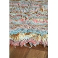 thumbnail image 4 of Linon New Flokati 1400 gram Area Rug Collection, Pink and Blue, 5 x 8, 4 of 5