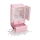 thumbnail image 3 of Congelador refrigerador a escala 1/12, muebles para casa de muñecas, minicongelador imaginativo y realista. Rosa, 3 of 7
