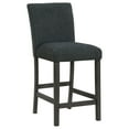 thumbnail image 3 of Nmkwnr Pack of 2 Boucle Upholstered Seat Dining Chair Side Chair for Living Room, Dining Room, Bar, Black, 3 of 10