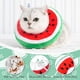 thumbnail image 4 of Collar cónico ajustable para gatos, suave y bonito collar de recuperación para gatos, conos para gatos después de la cirugía para gatitos (sandía, mediano (7-18 libras)), 4 of 4
