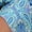 Peacock Blue, variant on New Spring/Autumn Style Three-Quarter Sleeve Waist-cinching Bohemian Dress, Vacation Style Beach Dress