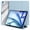 Pastel Blue, variant on Vena Case for iPad Air 13 inch M4/M3/M2 (2026/2025/2024), Slim Trifold Stand Cover with Pencil Holder, Clear Transparent Protective Back Shell, Auto Wake/Sleep, Pastel Blue