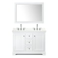 thumbnail image 2 of Wyndham Collection Wcv232348d-Qtz-Us3m46 Avery 48" Free Standing Double Basin Vanity Set -, 2 of 7