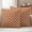Orange, variant on Orange Moroccon Outdoor Waterproof Pillow Covers, Farmhouse Country Minimalist Geometric Decorative Square Throw Pillowcase Sofa Cushion Sham for Patio/Couch/Chair, 16"x16" 2 Pack