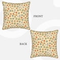 thumbnail image 3 of Susaid Paw In Groovy Style Print Velvet Throw Pillow Covers Home Art Deco Pillowcase Square Pillow Case Cushion Cover for Bed Sofa Living Room Car Indoor and Outdoor-20"x20", 3 of 8
