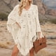 thumbnail image 5 of Suéter de Mujer Tops Moda Casual Primavera Verano Nuevo Versátil Lapel Tassel Pullover de Punto Top, 5 of 9