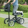 thumbnail image 2 of Yescom Steerable Knee Scooter Leg Walker Crutch Alternative All-terrain with Disk Brake, 2 of 14